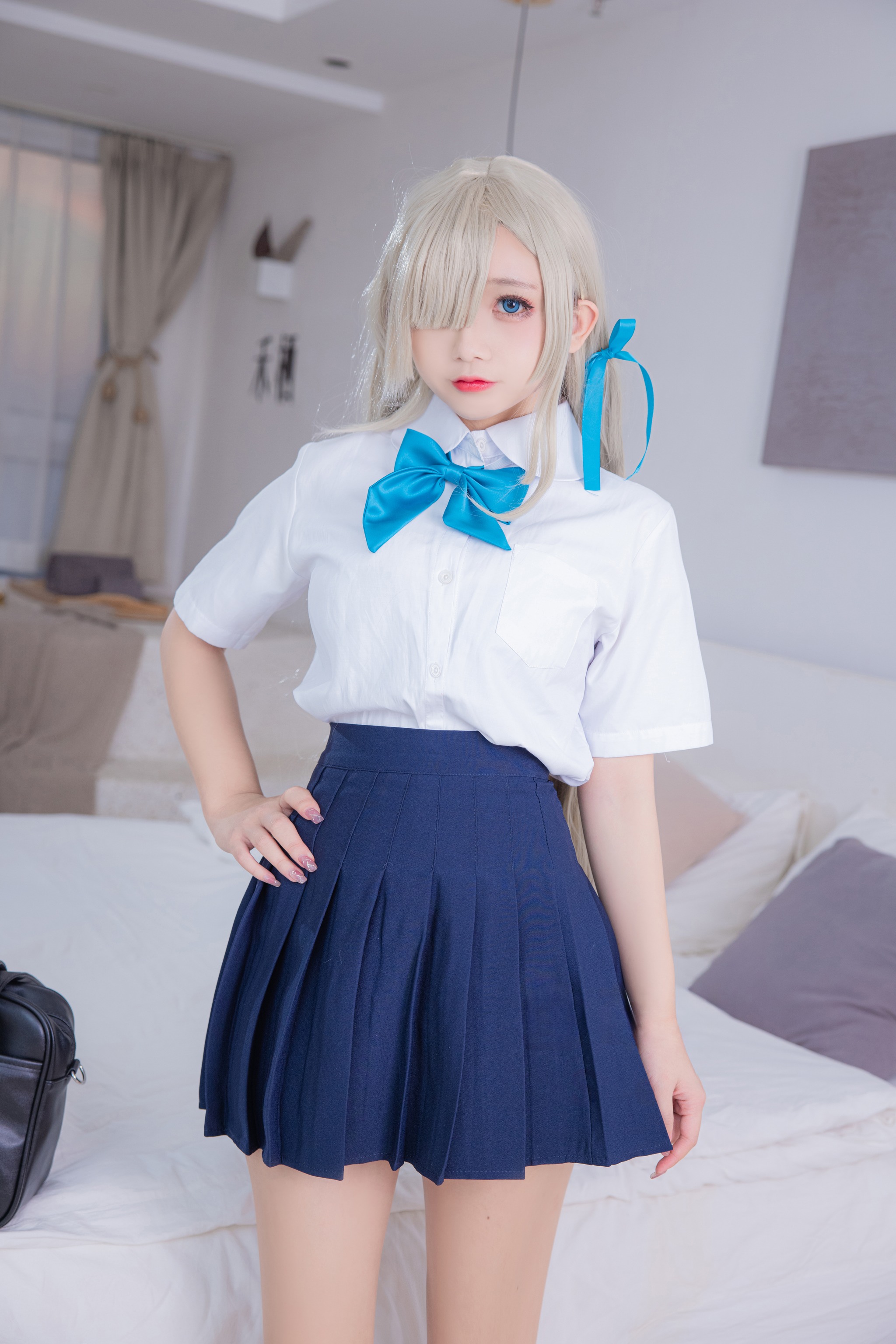 图片[1]-日奈娇 – NO.257 碧蓝档案 明日奈 [60P]-XikXak